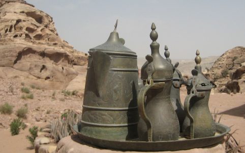 Teekannen Wüste